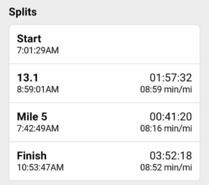 SLC Marathon Results #2